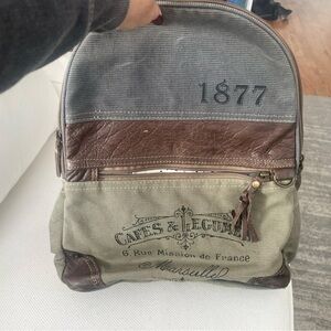Vintage Style Canvas Backpack